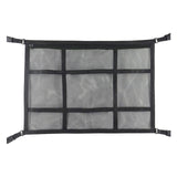 Maxbell Car Ceiling Cargo Net Pocket Car Storage Mesh Organizer for Van Camping Black