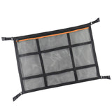 Maxbell Car Ceiling Cargo Net Pocket Car Storage Mesh Organizer for Van Camping Orange