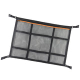 Maxbell Car Ceiling Cargo Net Pocket Car Storage Mesh Organizer for Van Camping Orange