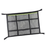 Maxbell Car Ceiling Cargo Net Pocket Car Storage Mesh Organizer for Van Camping Green