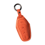 Maxbell Car Key Fob Cover Wear Resistant Key Case for Byd Seal Yuan Plus Atto 3 Orange