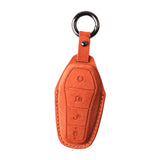 Maxbell Car Key Fob Cover Wear Resistant Key Case for Byd Seal Yuan Plus Atto 3 Orange