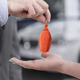 Maxbell Car Key Fob Cover Wear Resistant Key Case for Byd Seal Yuan Plus Atto 3 Orange