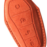 Maxbell Car Key Fob Cover Wear Resistant Key Case for Byd Seal Yuan Plus Atto 3 Orange