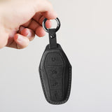 Maxbell Car Key Fob Cover Wear Resistant Key Case for Byd Seal Yuan Plus Atto 3 Black