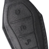 Maxbell Car Key Fob Cover Wear Resistant Key Case for Byd Seal Yuan Plus Atto 3 Black