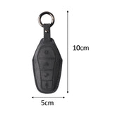 Maxbell Car Key Fob Cover Wear Resistant Key Case for Byd Seal Yuan Plus Atto 3 Black