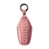 Maxbell Car Key Fob Cover Wear Resistant Key Case for Byd Seal Yuan Plus Atto 3 Pink