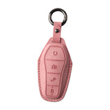 Maxbell Car Key Fob Cover Wear Resistant Key Case for Byd Seal Yuan Plus Atto 3 Pink