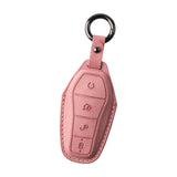Maxbell Car Key Fob Cover Wear Resistant Key Case for Byd Seal Yuan Plus Atto 3 Pink