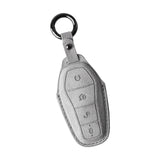Maxbell Car Key Fob Cover Wear Resistant Key Case for Byd Seal Yuan Plus Atto 3 Gray