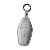 Maxbell Car Key Fob Cover Wear Resistant Key Case for Byd Seal Yuan Plus Atto 3 Gray