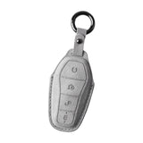 Maxbell Car Key Fob Cover Wear Resistant Key Case for Byd Seal Yuan Plus Atto 3 Gray