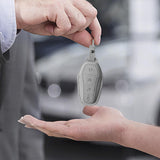 Maxbell Car Key Fob Cover Wear Resistant Key Case for Byd Seal Yuan Plus Atto 3 Gray