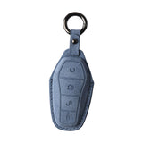 Maxbell Car Key Fob Cover Wear Resistant Key Case for Byd Seal Yuan Plus Atto 3 Sea Blue