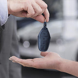 Maxbell Car Key Fob Cover Wear Resistant Key Case for Byd Seal Yuan Plus Atto 3 Navy Blue