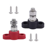 Maxbell M10 Terminal Block Stud Power Distribution Block for Auto Truck RV Boat Red