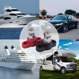 Maxbell M10 Terminal Block Stud Power Distribution Block for Auto Truck RV Boat Red