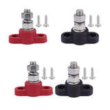 Maxbell M10 Terminal Block Stud Power Distribution Block for Auto Truck RV Boat Red