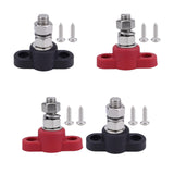 Maxbell M10 Terminal Block Stud Power Distribution Block for Auto Truck RV Boat Red