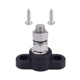 Maxbell M10 Terminal Block Stud Power Distribution Block for Auto Truck RV Boat Black