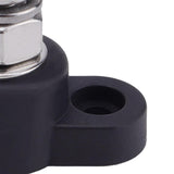 Maxbell M10 Terminal Block Stud Power Distribution Block for Auto Truck RV Boat Black