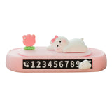 Maxbell Car Temporary Parking Card Phone Number Plate for Car Dashboard Parking