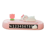 Maxbell Car Temporary Parking Card Phone Number Plate for Car Dashboard Parking