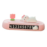 Maxbell Car Temporary Parking Card Phone Number Plate for Car Dashboard Parking