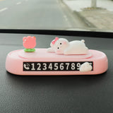 Maxbell Car Temporary Parking Card Phone Number Plate for Car Dashboard Parking