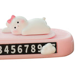 Maxbell Car Temporary Parking Card Phone Number Plate for Car Dashboard Parking