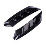 Maxbell 2x Car Headlight Eyebrow Universal Headlamps Eyebrow Trim Cover for Auto A Black