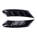 Maxbell 2x Car Headlight Eyebrow Universal Headlamps Eyebrow Trim Cover for Auto A Black