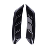 Maxbell 2x Car Headlight Eyebrow Universal Headlamps Eyebrow Trim Cover for Auto A Black