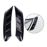 Maxbell 2x Car Headlight Eyebrow Universal Headlamps Eyebrow Trim Cover for Auto A Black
