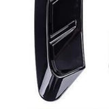 Maxbell 2x Car Headlight Eyebrow Universal Headlamps Eyebrow Trim Cover for Auto A Black