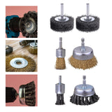 Maxbell Wire Brush Accessories Wheel Cup Brush for Corrosion Abrasives Strippings