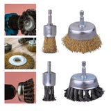 Maxbell Wire Wheel Brush Pen Brush for Cleaning Rust Drill Attachment Strippings