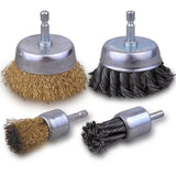 Maxbell Wire Wheel Brush Pen Brush for Cleaning Rust Drill Attachment Strippings