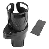 Maxbell Dual Cup Holder Expander Expandable Universal Mount Adjustable Fit Most Cars Carbon fiber