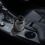 Maxbell Dual Cup Holder Expander Expandable Universal Mount Adjustable Fit Most Cars Carbon fiber