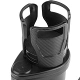 Maxbell Dual Cup Holder Expander Expandable Universal Mount Adjustable Fit Most Cars Carbon fiber