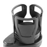 Maxbell Dual Cup Holder Expander Expandable Universal Mount Adjustable Fit Most Cars Black