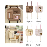 Maxbell Car Tissue Box with Trash Can Tissue Storage Box Women Gift Tissue Dispenser Style A