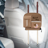 Maxbell Car Tissue Box with Trash Can Tissue Storage Box Women Gift Tissue Dispenser Style A