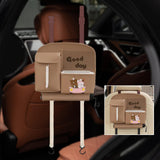 Maxbell Car Tissue Box with Trash Can Tissue Storage Box Women Gift Tissue Dispenser Style A