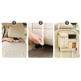 Maxbell Car Tissue Box with Trash Can Tissue Storage Box Women Gift Tissue Dispenser Style B