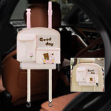 Maxbell Car Tissue Box with Trash Can Tissue Storage Box Women Gift Tissue Dispenser Style B