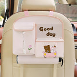 Maxbell Car Tissue Box with Trash Can Tissue Storage Box Women Gift Tissue Dispenser Style B