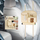 Maxbell Car Tissue Box with Trash Can Tissue Storage Box Women Gift Tissue Dispenser Style C